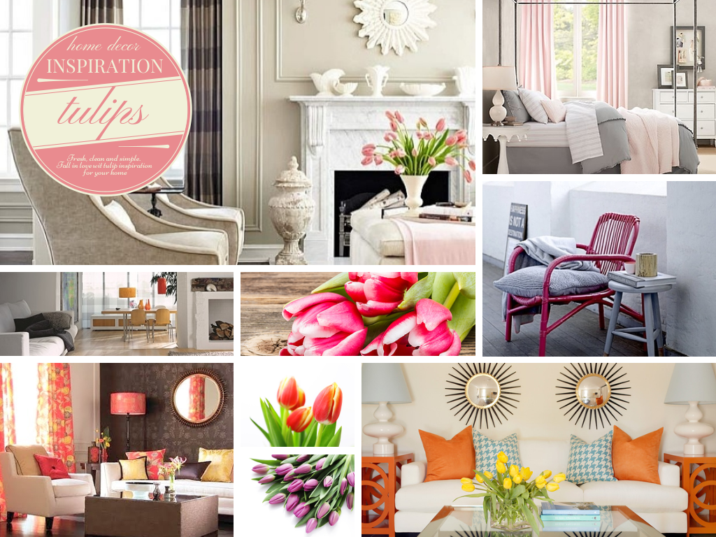 Tulip Inspiration for Home Decor tulip inspired decor